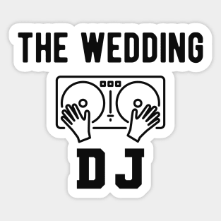 Wedding DJ - The Wedding DJ Sticker